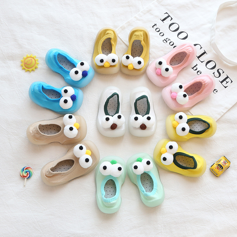 儿童袜子鞋韩版学步鞋室内外地板鞋居家鞋子宝宝立体卡通地板袜鞋|ru