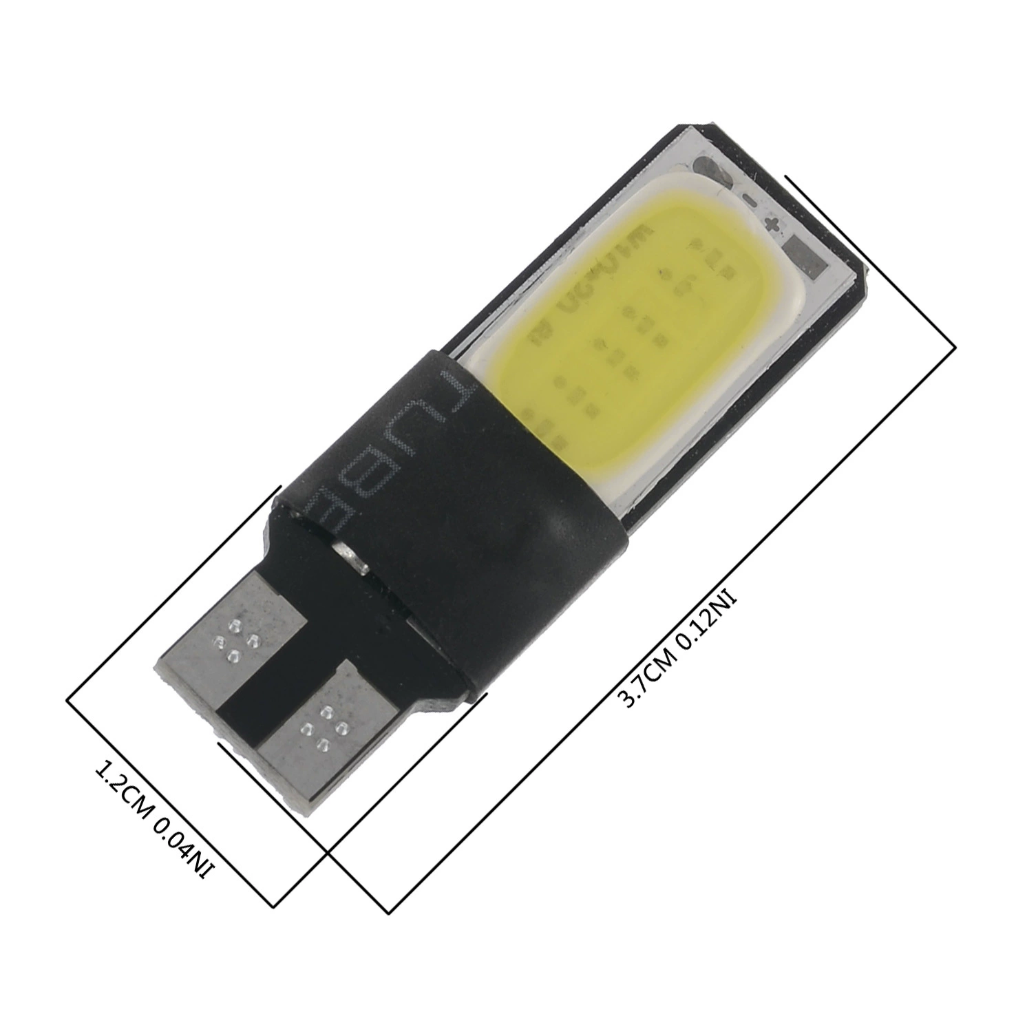 Автомобильная светодиодная длинная двойная сторона - T10 COB 6SMD осветитель приборная панель чтения света W5W фонарь свет