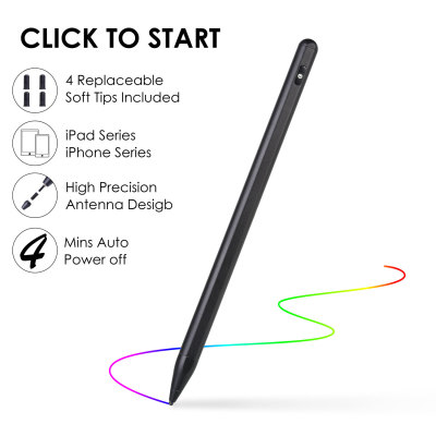 厂家直销 主动式电容笔 防误触ipad aplle pencil专用笔货源充足