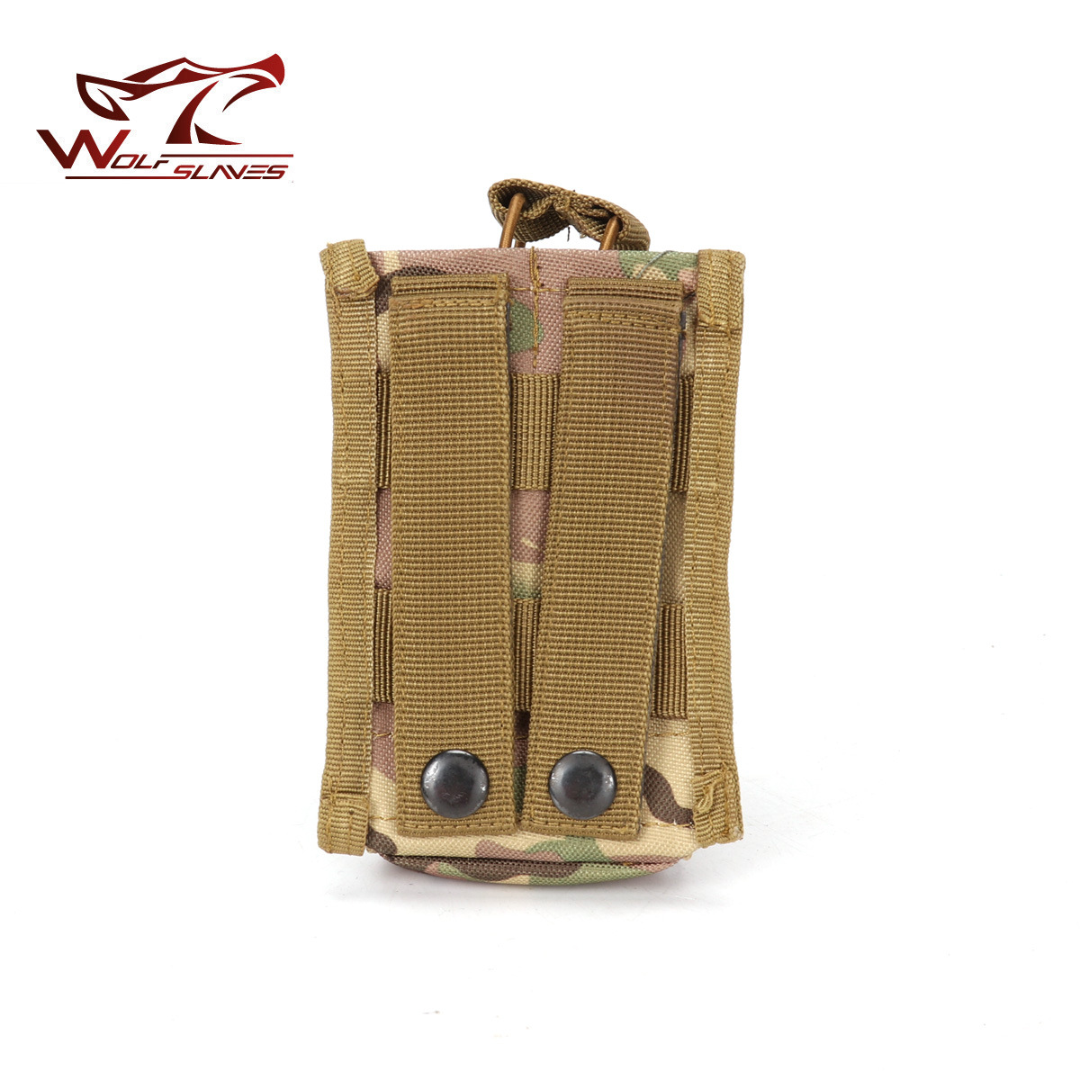 (2개) 9MM 클립 가방 전술 단일 클립 가방 MOLLE 시스템 액세서리 가방 배터리 가방 허리 가방 M4 클립 가방