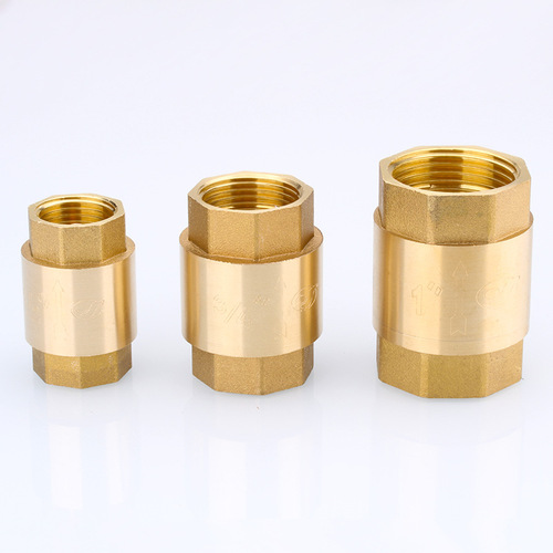 All-copper vertical check valve horizontal check valve 4/6 minutes 1 inch inner and outer wire water pipe water meter water heater one-way valve