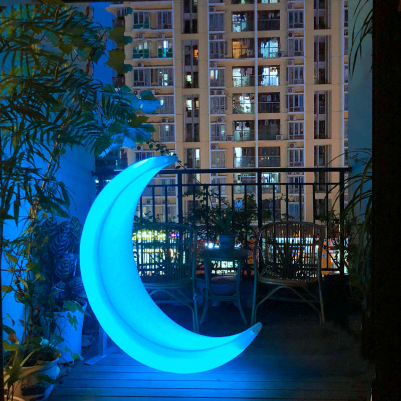 LED glowing moon chair outdoor waterproof park courtyard homestay…