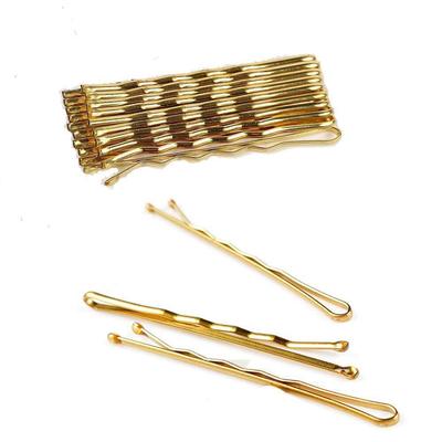 发夹，200根Bobby Pins发夹女孩和女人发夹金色波浪形