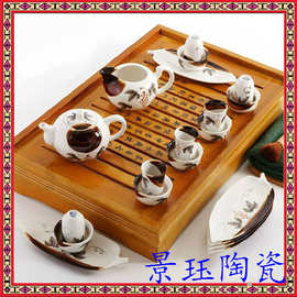 大量批量定制陶瓷便宜茶具 陶瓷茶杯 陶瓷茶碗 陶瓷茶壶