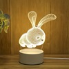 Night light, lantern for bed, 3D, Birthday gift