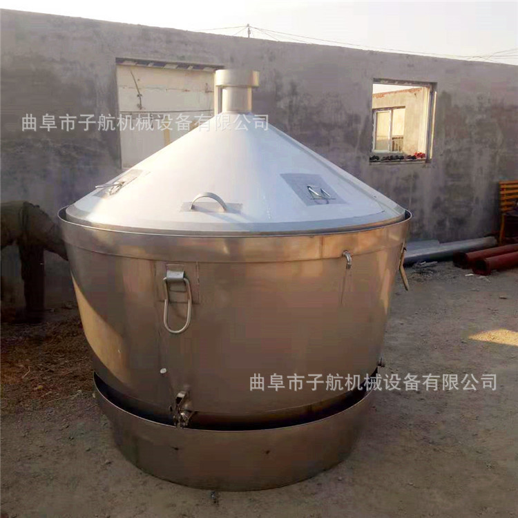 厂家制作卫生级304不锈钢蒸酒设备 加厚板材煮酒锅酿酒设备