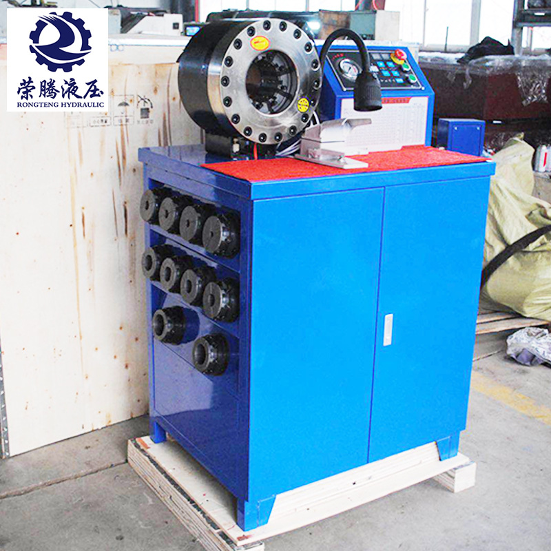 来电订货RT-120SK2寸数控锁管机 车载钢管扣压机压管机 直供现货