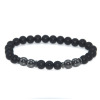 Classic fashionable magnetic ankle bracelet, matte accessory