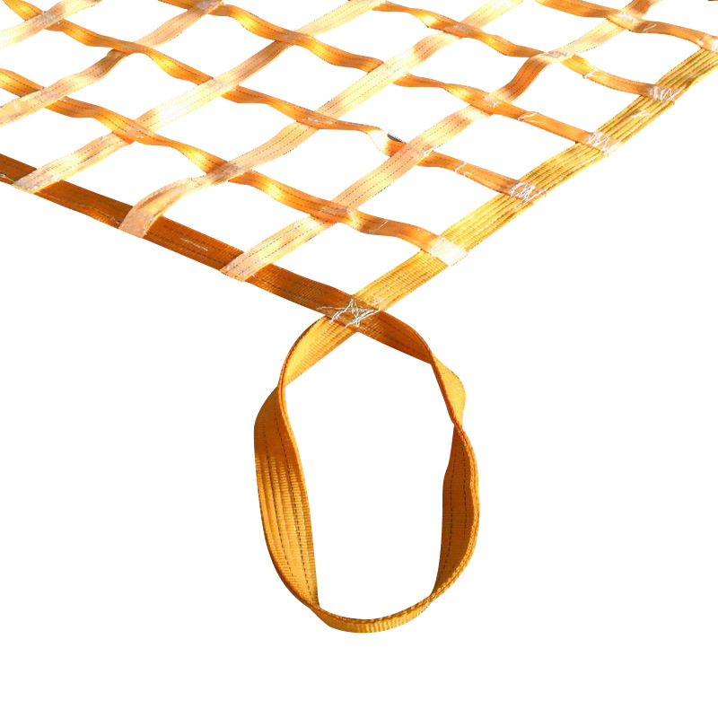 扁平起重吊网5t 尼龙起重吊网2m*2m 织带吊网扁平吊网