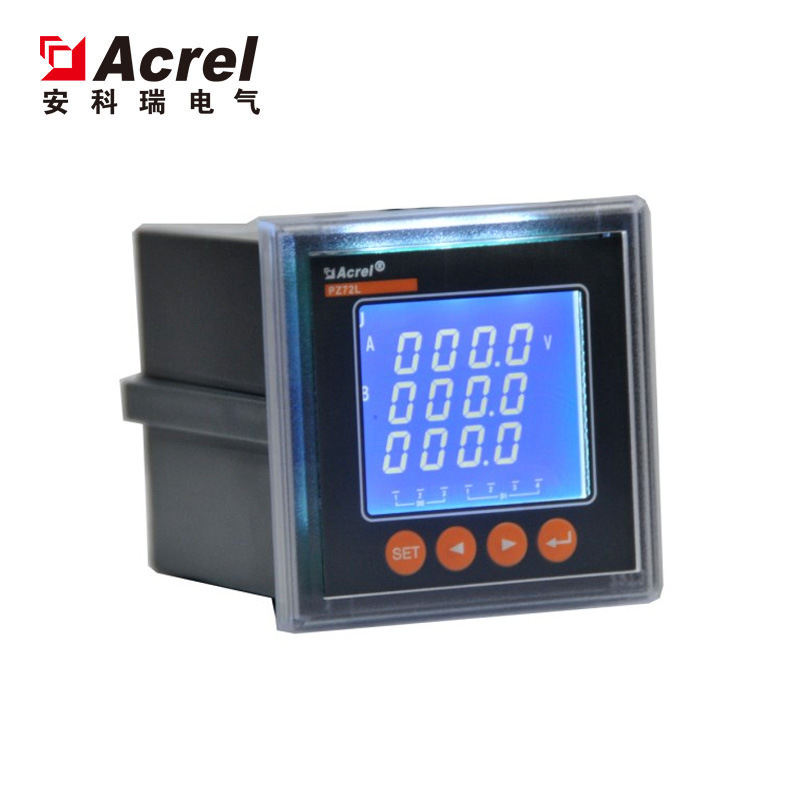 安科瑞厂家供应PZ80L-E4/H液晶显示谐波表