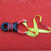 Street Olympic precise hair rope with flat rubber bands, slingshot