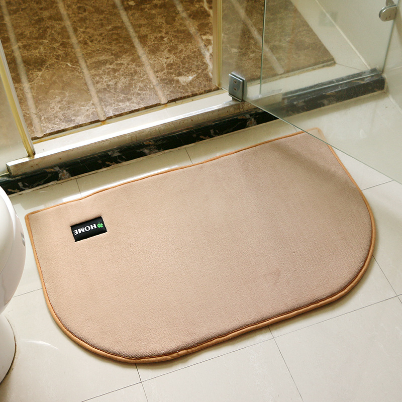 纯色加厚浴室地垫地毯卫生间门口门垫防滑垫吸水脚垫家用卧室门垫|ms