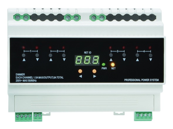 智能家居照明控制系统控制器4路1.5A继电器输出灯光调节系统模块