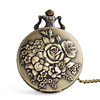 Retro pocket watch, quartz necklace, wholesale