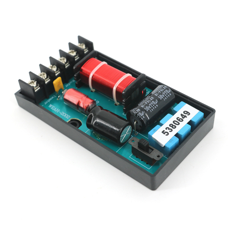 Divisor de frecuencia de audio del coche alta y baja bidireccional HiFi altavoz de alta fidelidad modificado Crossov Dispositivo de pantalla dividida
