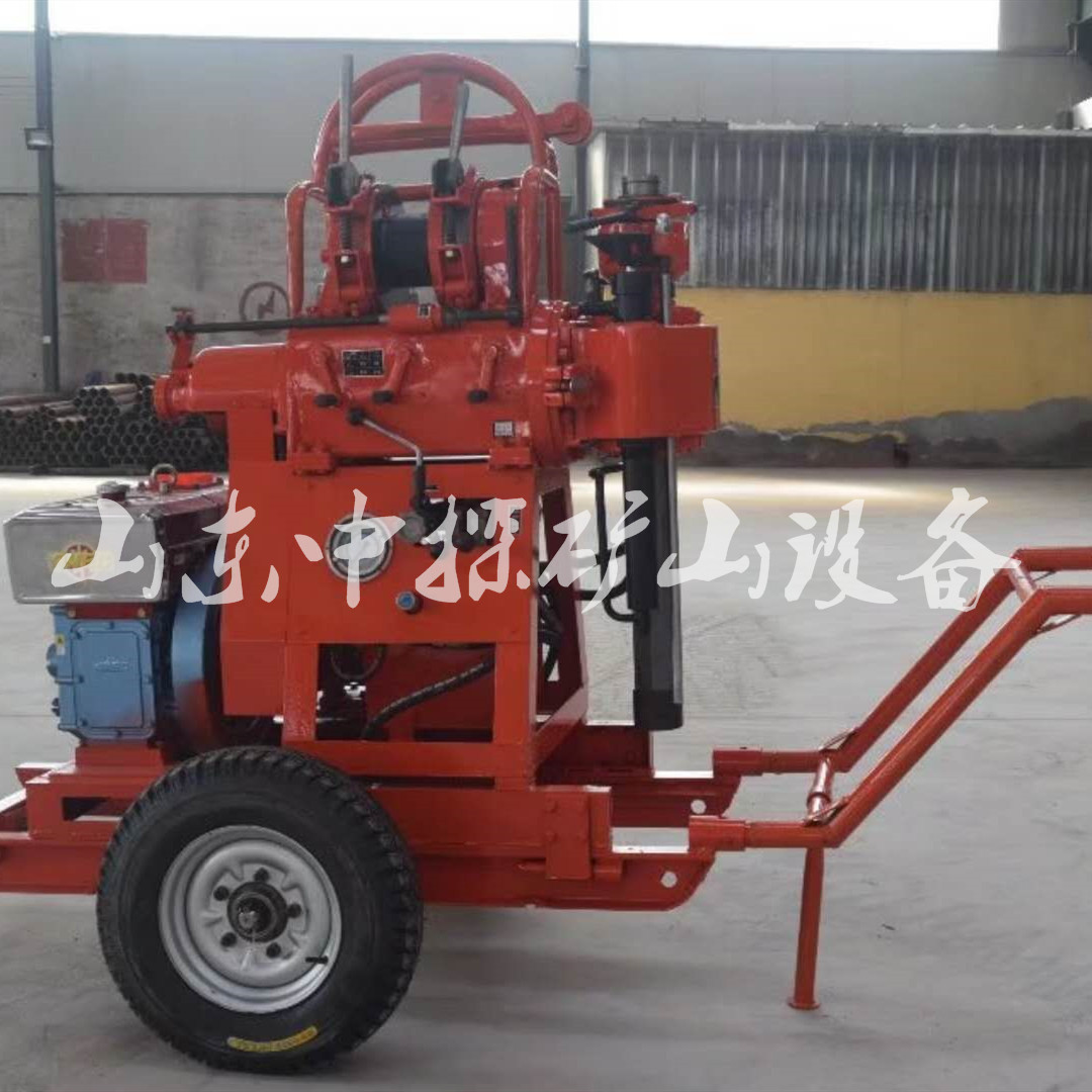 加工定制全液压勘探岩心钻机 工程打井设备 液压动力取芯钻孔钻机