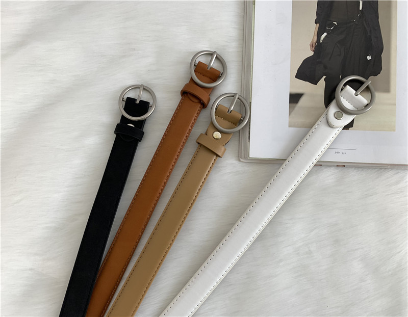 New Fashion Round Imitation Leather Belt display picture 4