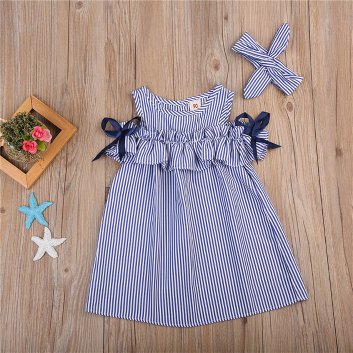 Striped A-Line Skirt Image 2