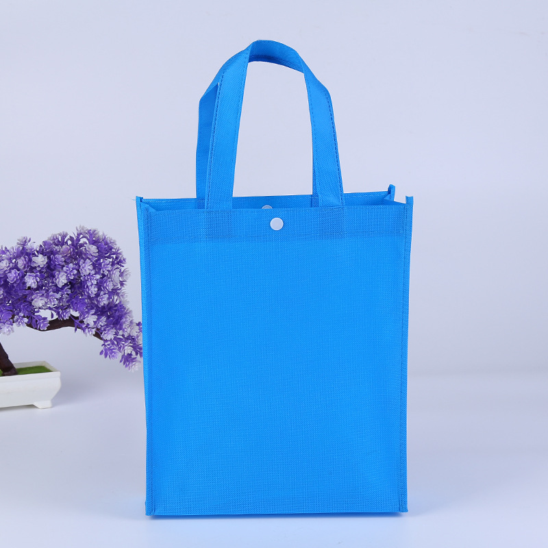 创意空白无纺布袋定制 覆膜热转印手提袋折叠购物袋礼品袋印LOGO