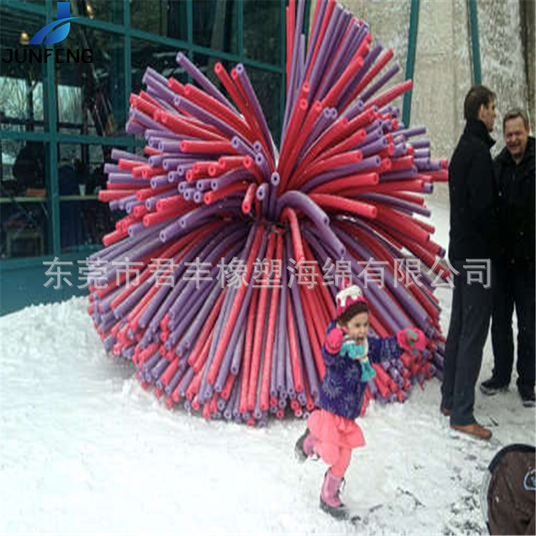 儿童游乐园epe防撞海绵管 君丰供应EPE珍珠棉游戏棒各种颜色