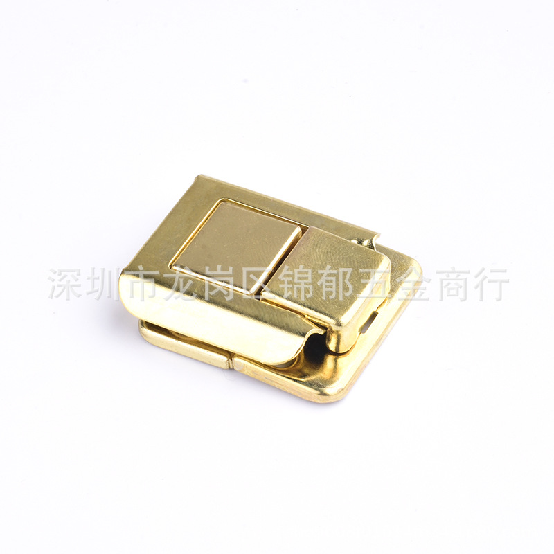 木盒锁扣 厂家直销 包锁  木盒五金金色锁扣 高档箱饰品盒锁扣