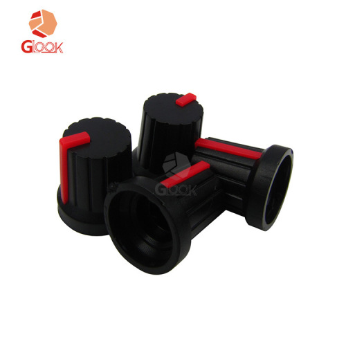 Potentiometer knob cover, plastic knob, cloverleaf handle potentiometer knob, power amplifier tone knob height increase, wholesale