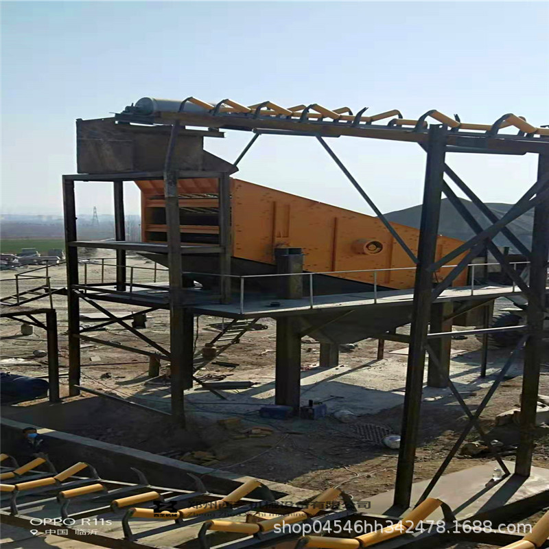 矿山石料振动筛分设备 可定制石料生产线振动筛 矿用振动筛设备