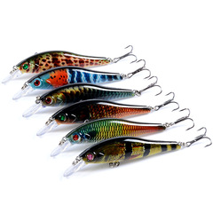 Spinning bait, submersible minnow lure 9.5cm/11.5g, colored plastic hard lure, fake lure, imitation lure