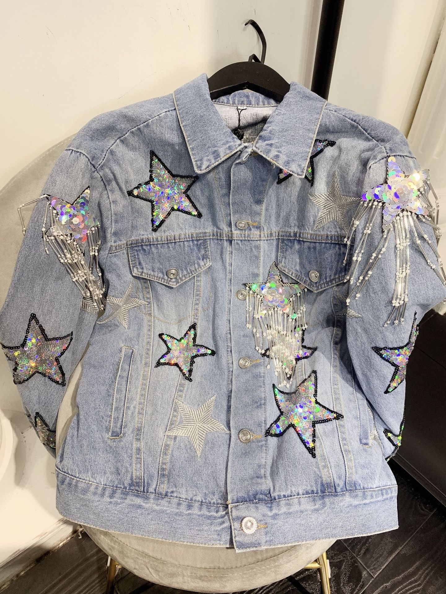 Blouson femme DUANLIN en Cow-boy - Ref 3320961 Image 6