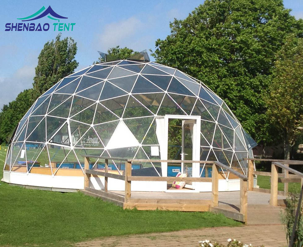 全透明PVC户外活动球形帐篷 360度阳光房休闲篷房圆形帐篷