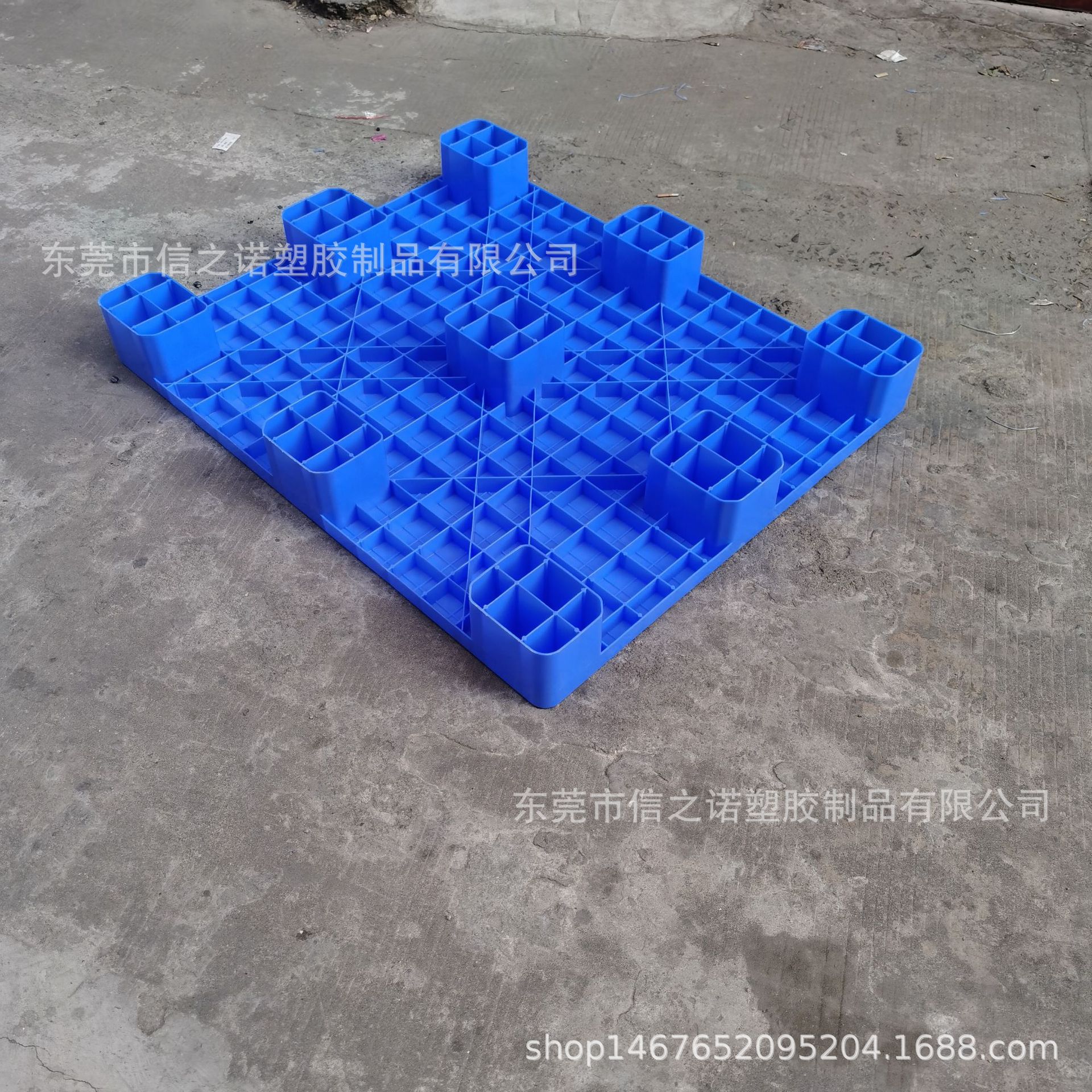 九脚平板塑料托盘1200*1000*140仓库平面栈板1210磨砂面叉车卡板