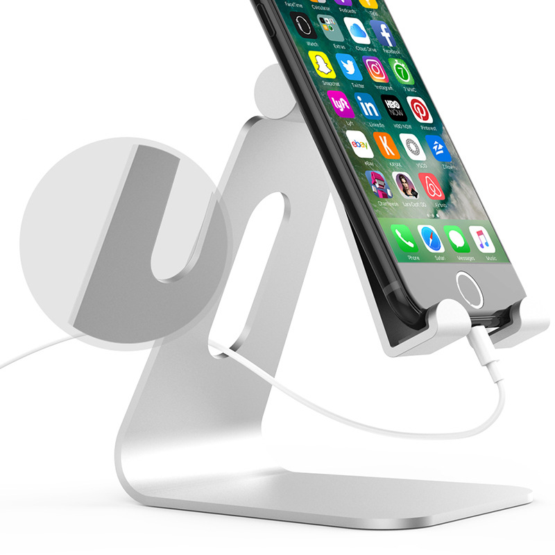 Aluminum Alloy Folding Mobile Phone Tablet Bracket Portable Chasing Drama Live Lazy Tablet Universal Ipad Shelf Adjustable