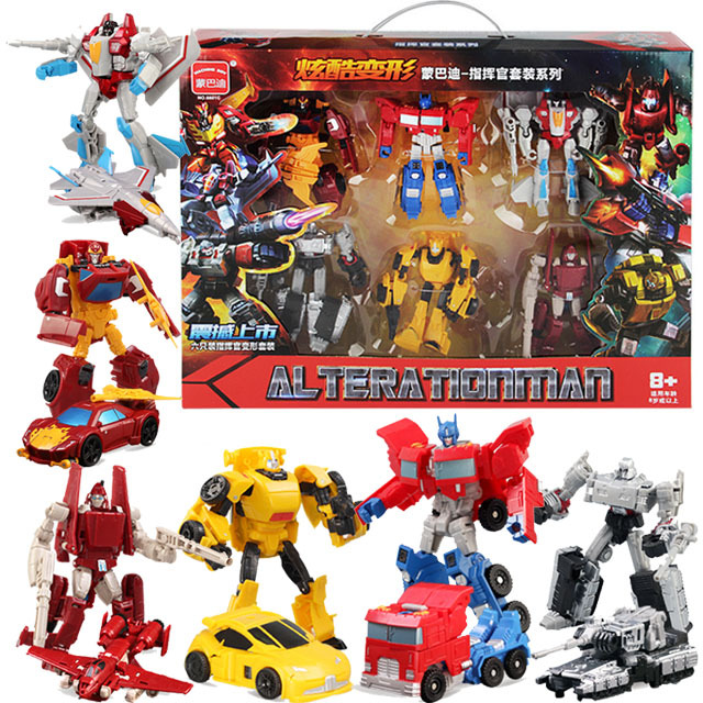 Meng Badi Commander deformation Toys Diamond 4 Autobots Atlas Peter Jackson's King Kong Wasp robot 6601C