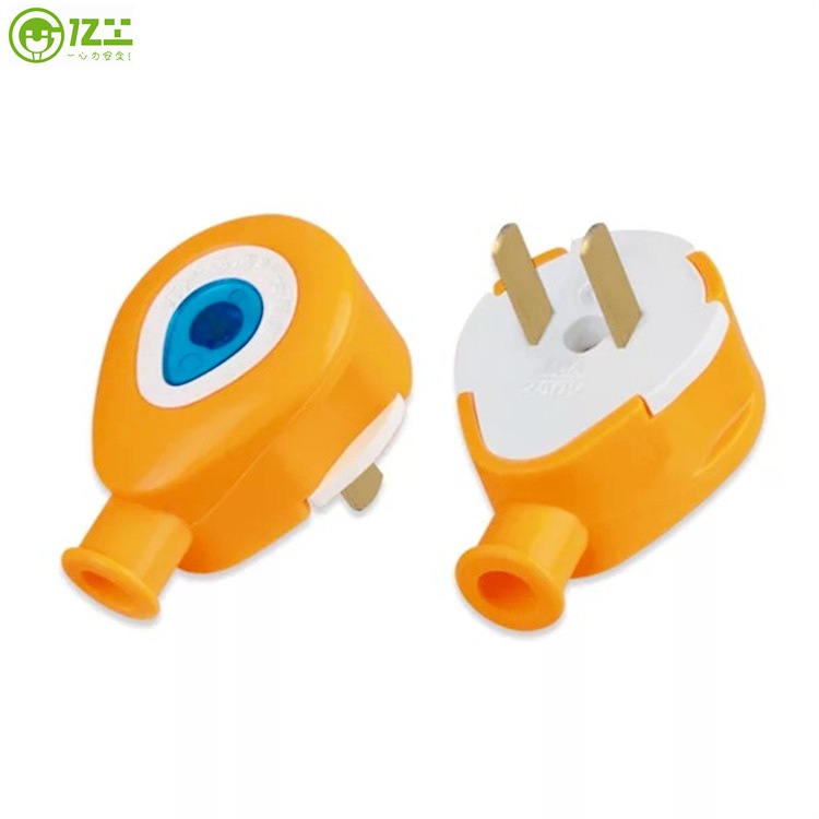 棉湖插座厂家 软胶两级插头 电源两角插头 两极插头 纯铜转换插头