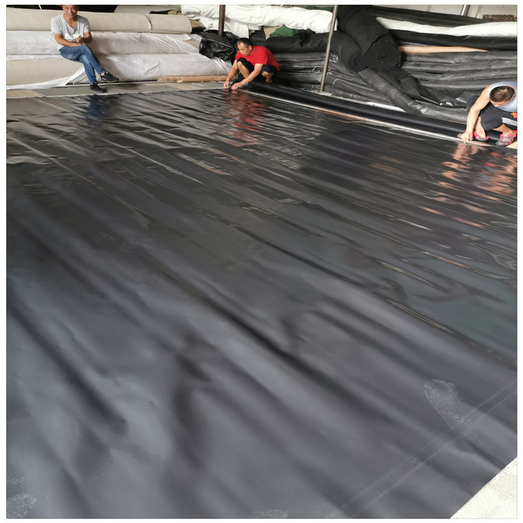 黑色土工膜 养殖防渗膜鱼塘用光面膜各种规格防渗膜HDPE材质