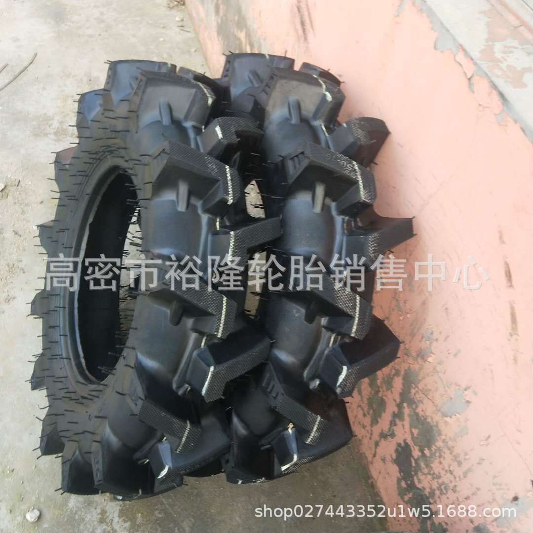 现货四轮三轮拖拉机前后轮6.50-16/7.50-16/8.25-16水田高花轮胎