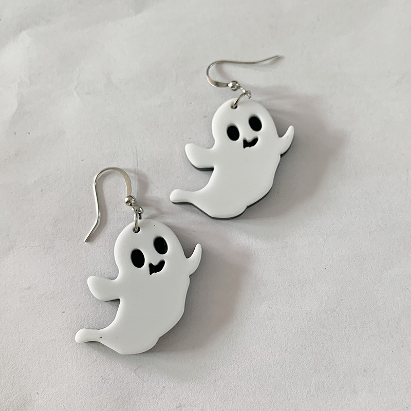 Funny Ghost Arylic Women's Drop Earrings 1 Pair display picture 5