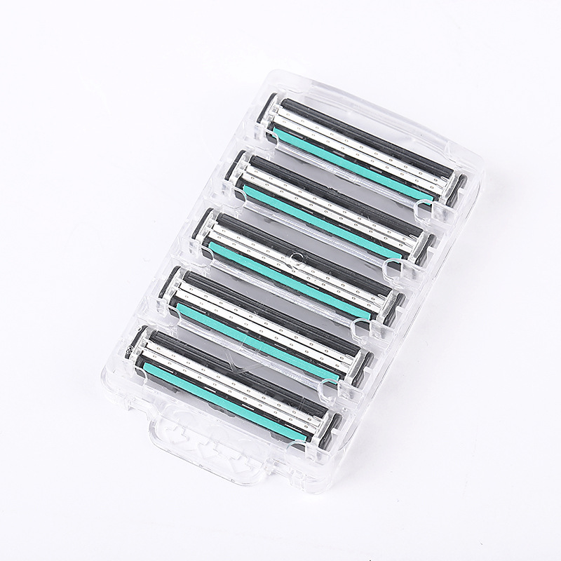 手動剃須刀活動刀頭雙層刀片 兩層刀片 壹次性剃須刀活動刀頭