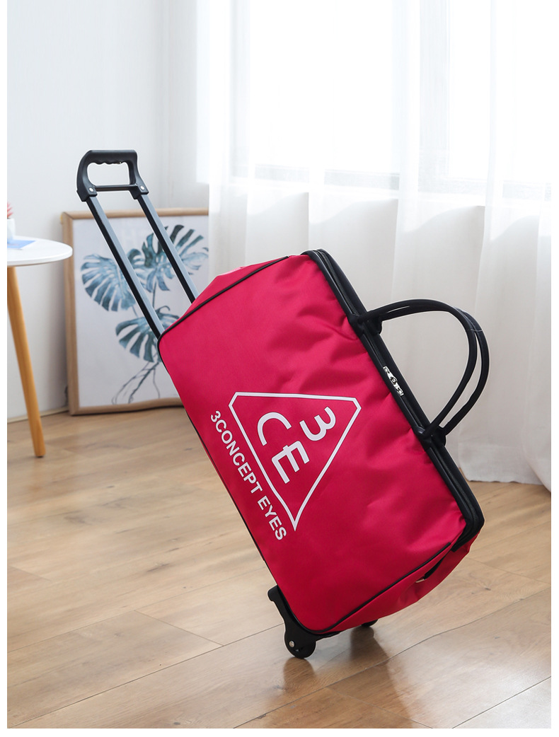 Retro moda trolley bolsa de viaje bolso de equipaje trolley bolsa de equipaje impermeable Universidad bolsa de la carretilla