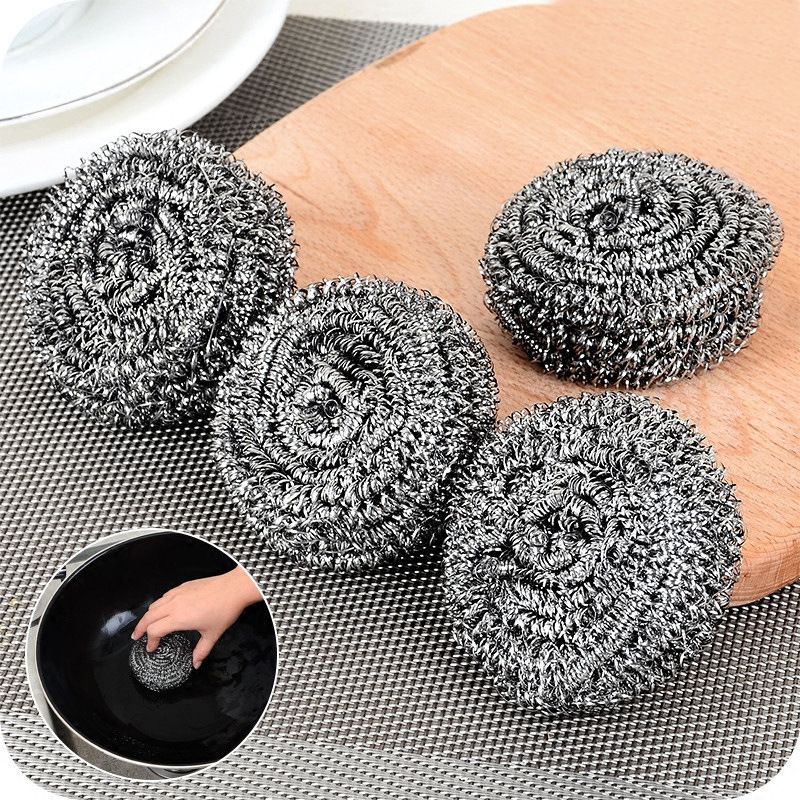 Six steel -loaded steel ball kitchen home cleaning ball steel wire…