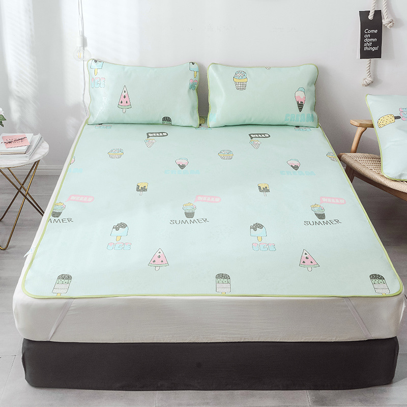 One piece On behalf of Nantong Textile New products Simplicity fresh summer sleeping mat Double Borneol student dormitory Mat