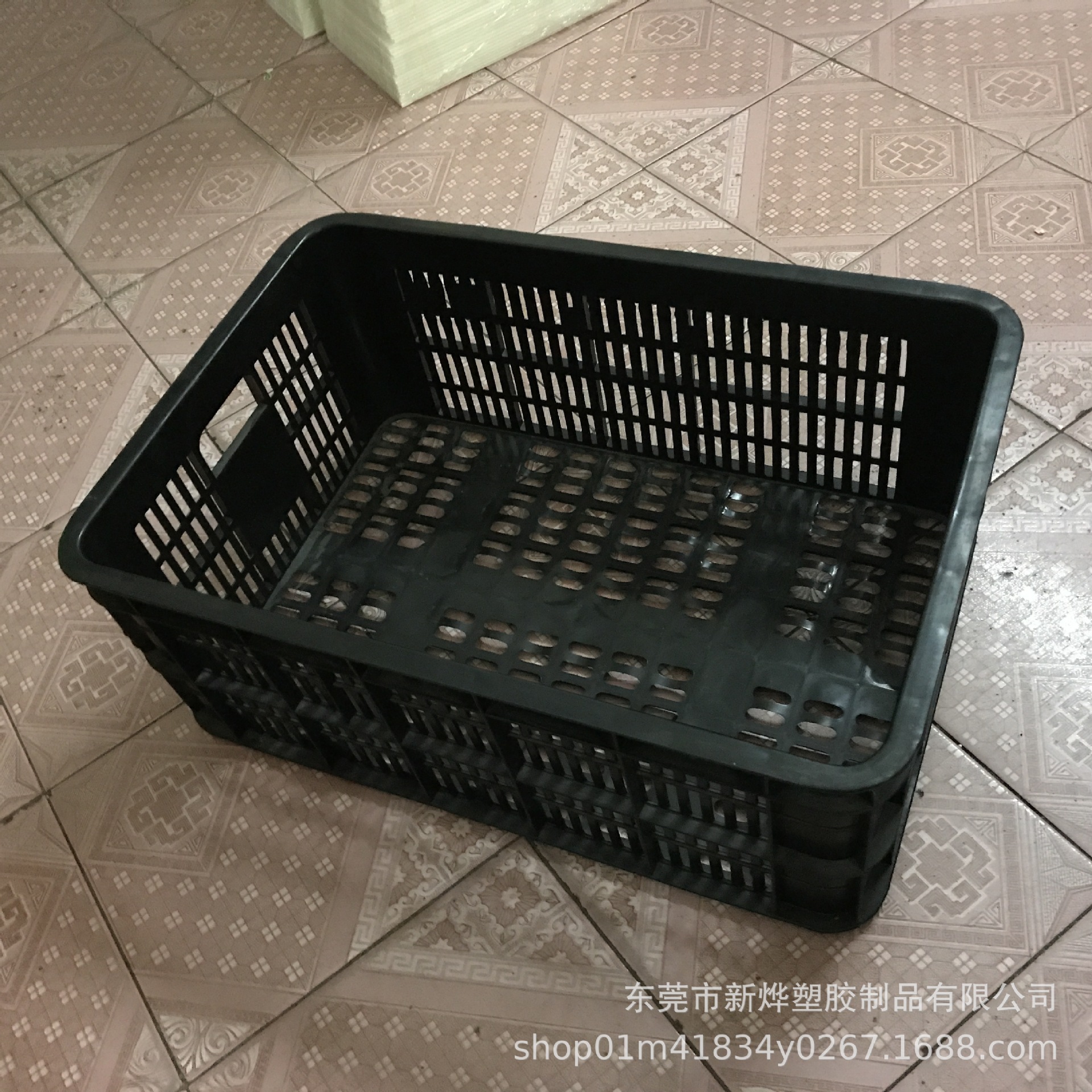 供应可堆叠塑料胶框 608*423*248农场蔬菜配送胶萝 长方形水果箩-阿里巴巴