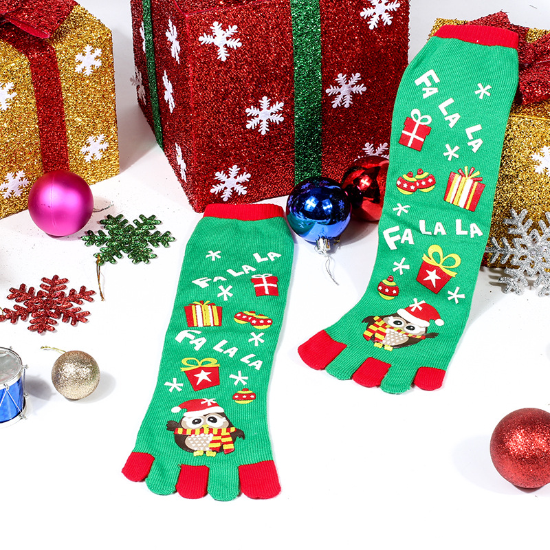 Frau Mode Weihnachtsmann Polyacrylnitril-faser Crew Socken display picture 4