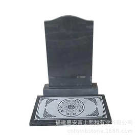 安徽铜陵墓碑厂家  简单大气墓碑石碑  火葬墓地组合图片 陵园碑