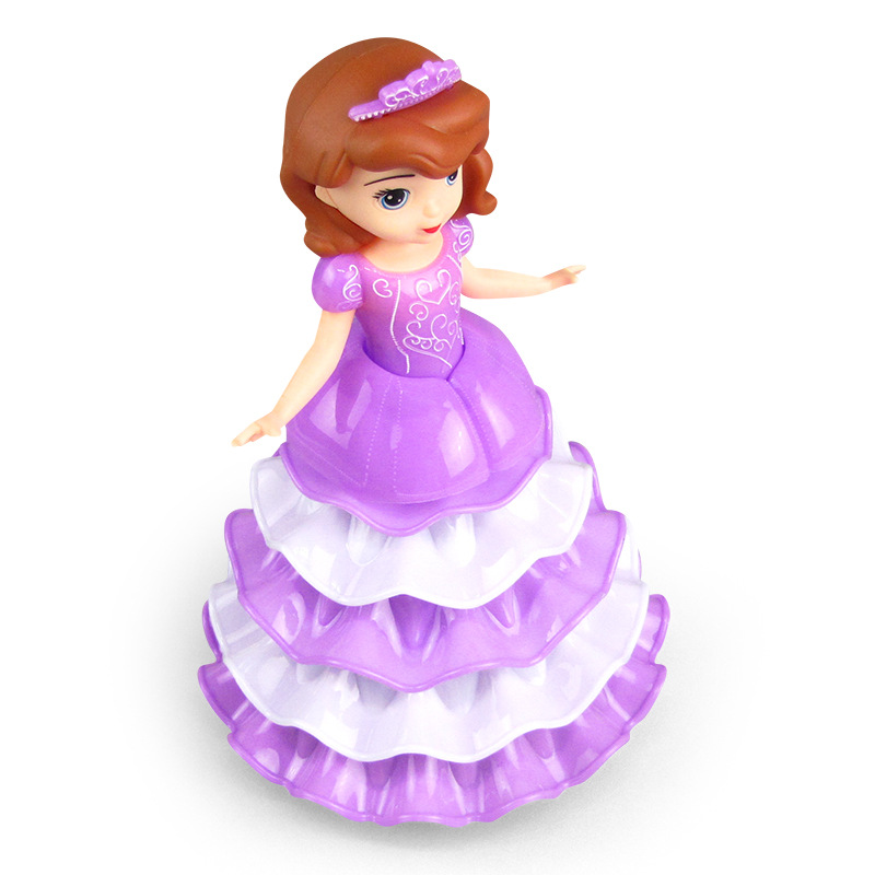 Nueva eléctrico universal automático caminando Sophie princesa luz música puesto Venta caliente al por mayor niños niña Juguetes