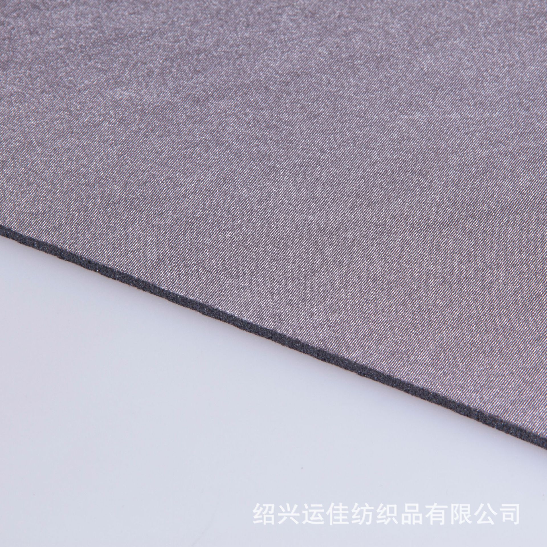 Silver 142# Electric conduction Knitted fabrics sponge( 4mm )+black knitting Polyester fabric