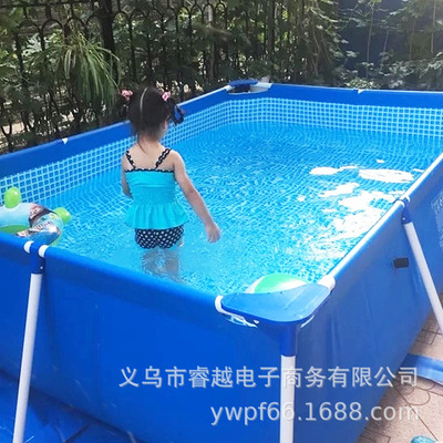 INTEX儿童游泳池家用加厚成人支架游泳水池免充气宠物狗狗洗澡池