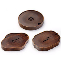 Wholesale Manufacturer's Small Tea Plate for Water, Bamboo Pot Stand, Solid Wood Water Storage Dry Brew Tea Tray, Tea Set, Tea Table, Small Portable Tea Sea