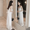 Summer universal slip dress, long set, skirt, 2020, backless, Korean style, maxi length