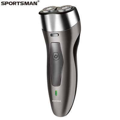 SPORTSMAN SM-532电动男士刮胡刀双刀头浮动胡须刀全身水洗剃须刀